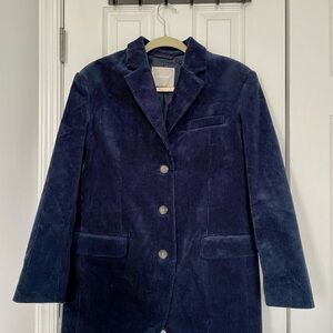 NWOT Everlane Navy 80s Oversized Corduroy Women’s SHIP NEXT DAY